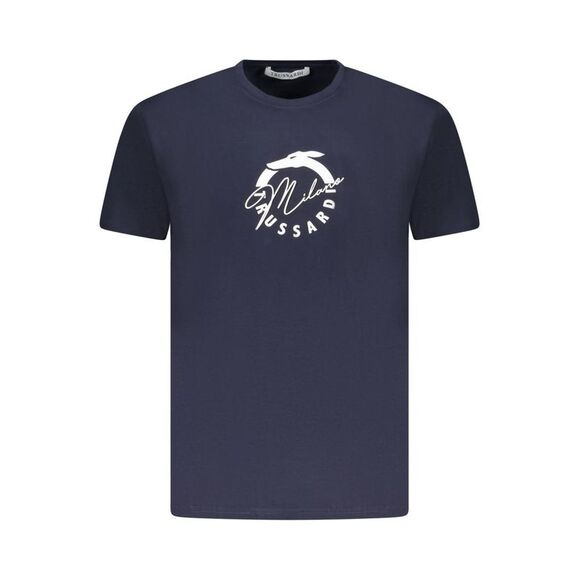 Trussardi Blu Cotton Men Men's T-Shirt